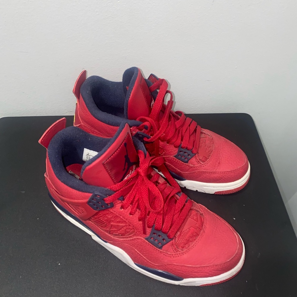 Red and Blue Sneakers